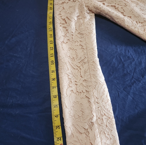 Calvin Klein Designer Lace Jacket In Soft Peach Color In Womans Size 4.   NWT - Picture 14 of 16